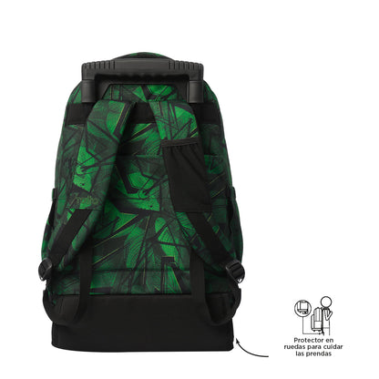 Morral con Ruedas para Niño Porta PC 15.4" Bomper Renglon Verde