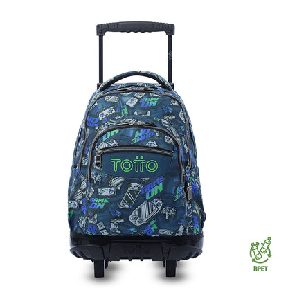 Maleta para Niño con ruedas Porta PC 15.4" Renglón Azul