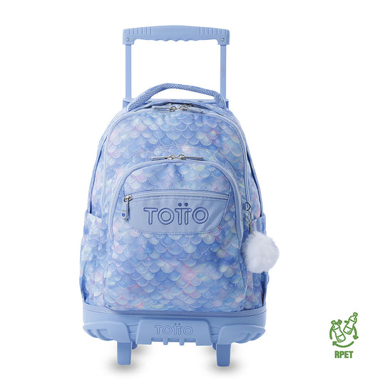 Maleta para Niña con ruedas Porta PC 15.4" Renglón Azul