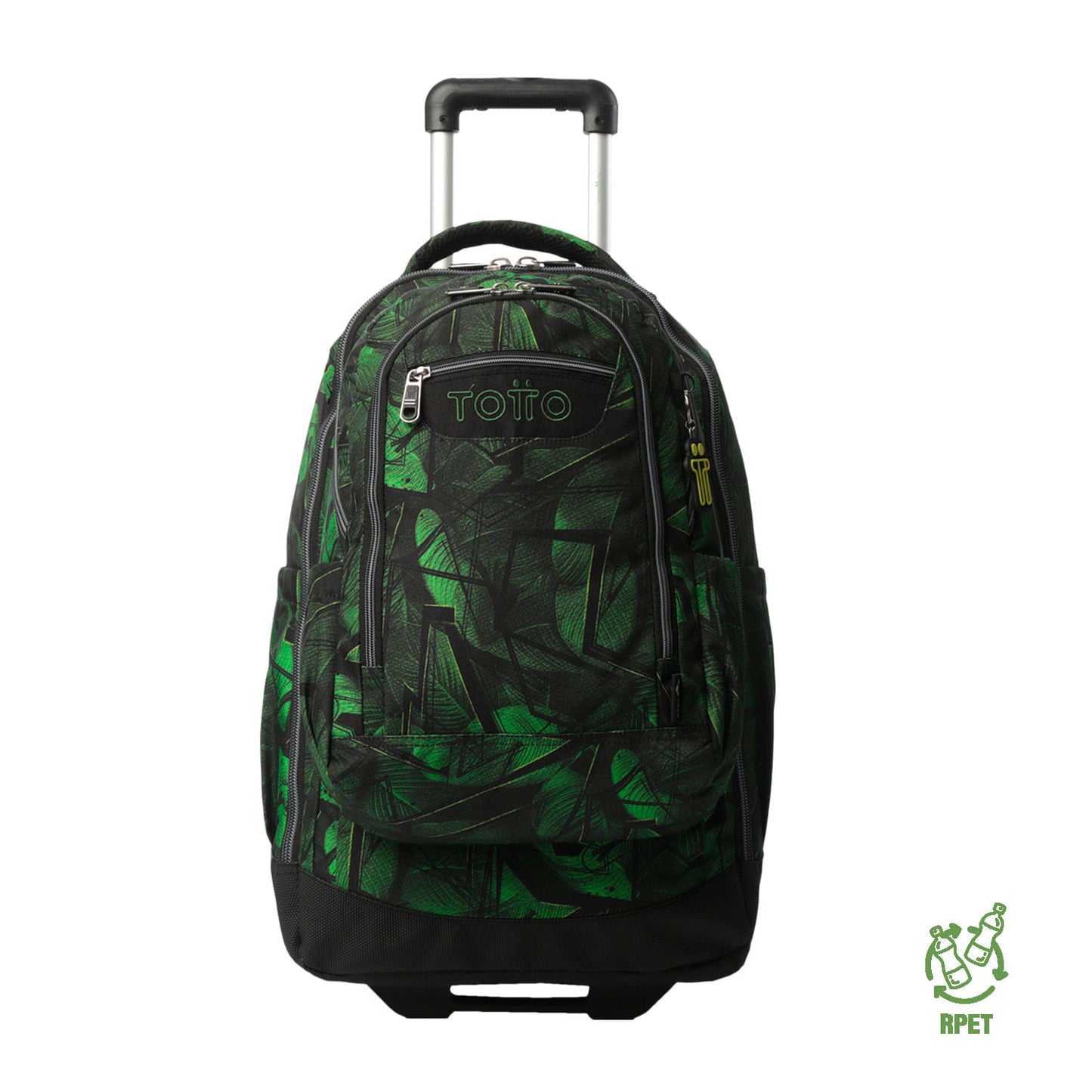 Morral con Ruedas para Niño Porta PC 13" Bocin Verde
