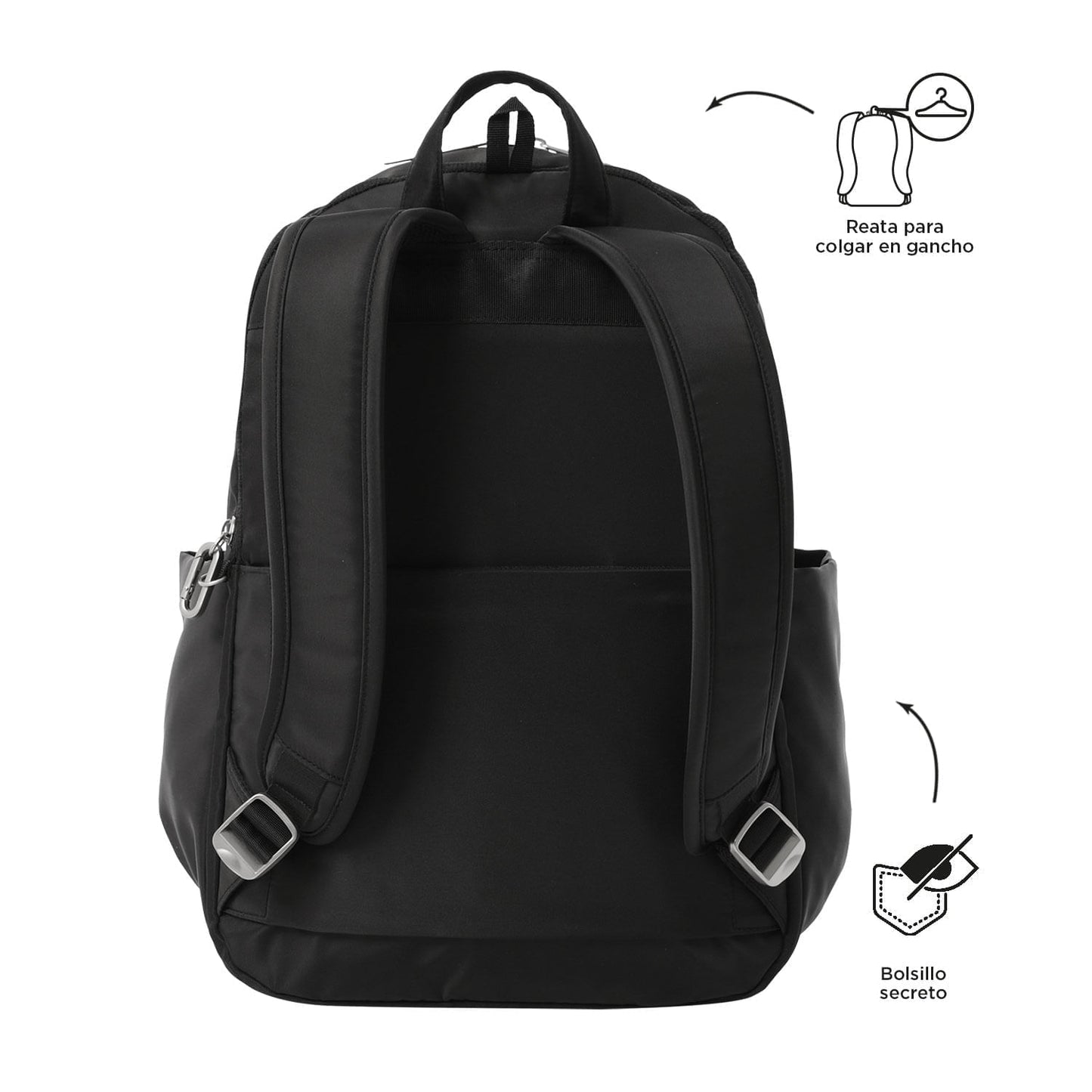 Morral Ejecutivo Porta PC 14" Adelaide 1 2.0 Negro Mujer