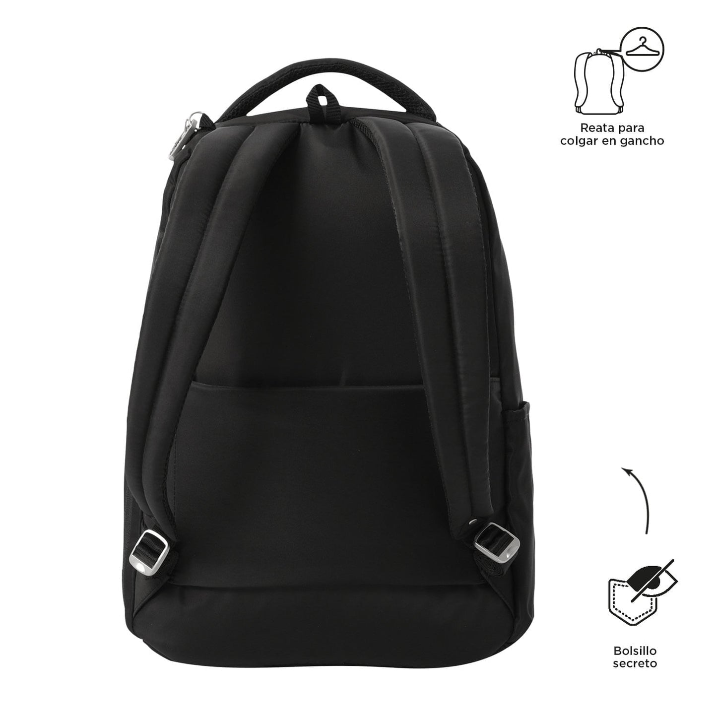 Morral Ejecutivo Porta PC14" Adelaide 2 2.0 Negro Mujer