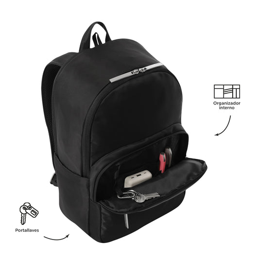 Morral Ejecutivo Porta PC 14" Adelaide 3 2.0 Negro Mujer
