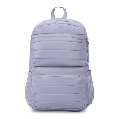Mochila feminina roxa para laptop Campus, para PC de 16".