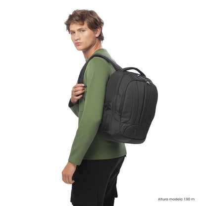 Mochila Executiva para Laptop de 14" com Codec L1 2.0, Preta, Masculina