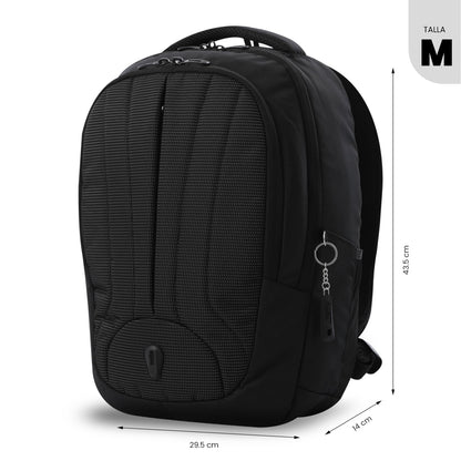 Mochila Executiva para Laptop de 14" com Codec L1 2.0, Preta, Masculina