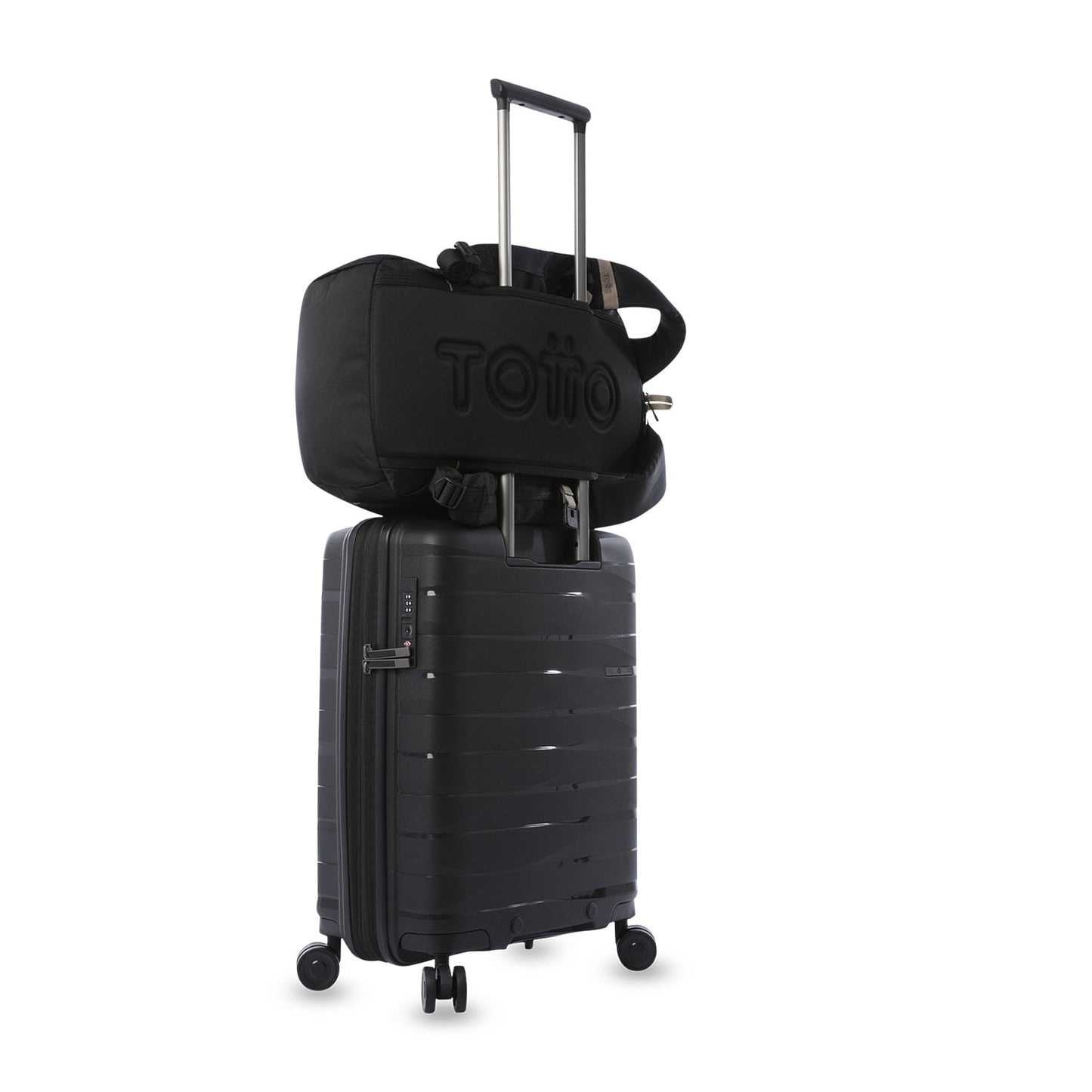 Mochila executiva masculina Daytona para laptop de 16", preta.