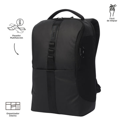 Morral Ejecutivo Porta PC16" Deploy Negro Hombre