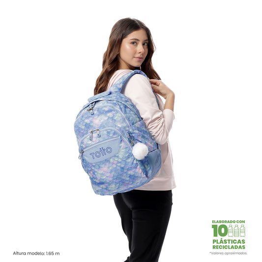 Morral Juvenil Porta PC 14" Rayol Azul