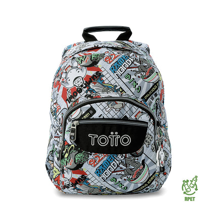 Mochila infantil pequena cinza-escura