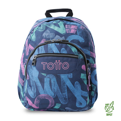 Morral Juvenil Porta PC 13" Gommas Azul