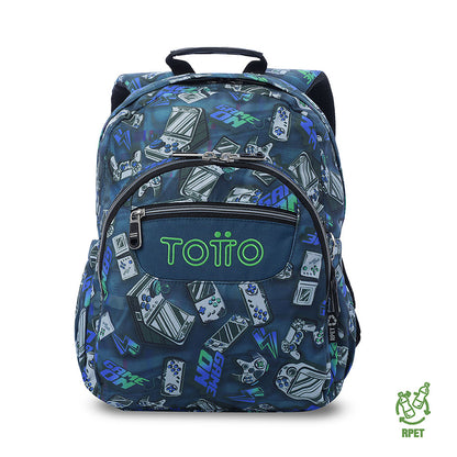 Morral Juvenil Porta PC 13" Gommas Azul