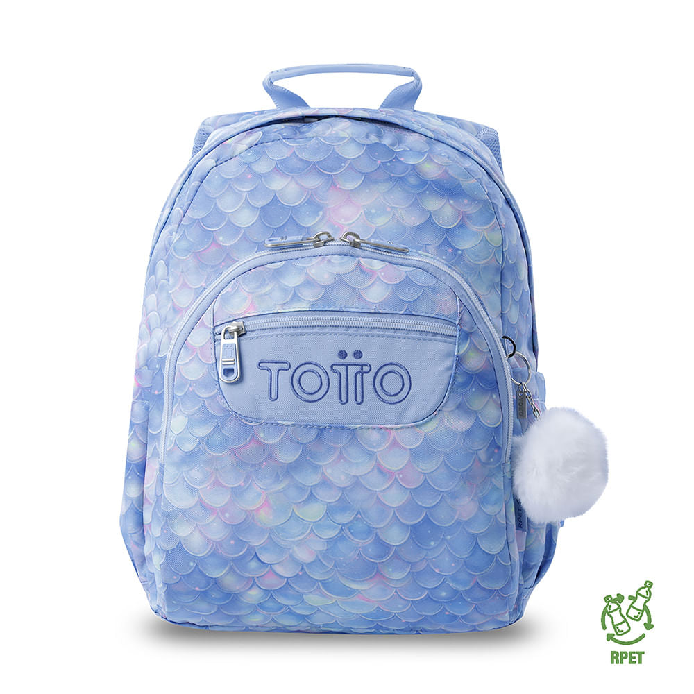Morral Juvenil Porta PC 13" Gommas Azul
