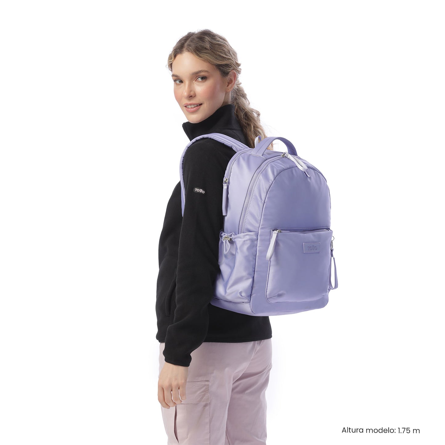 Morral Universitario Porta PC 14" Estambul Morado Mujer