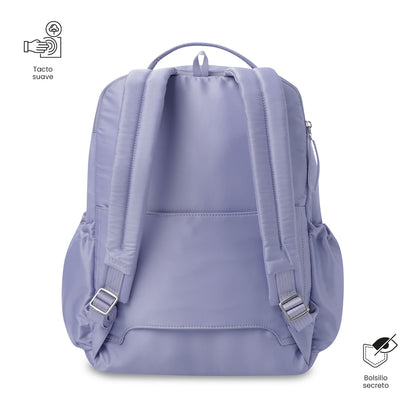 Morral Universitario Porta PC 14" Estambul Morado Mujer