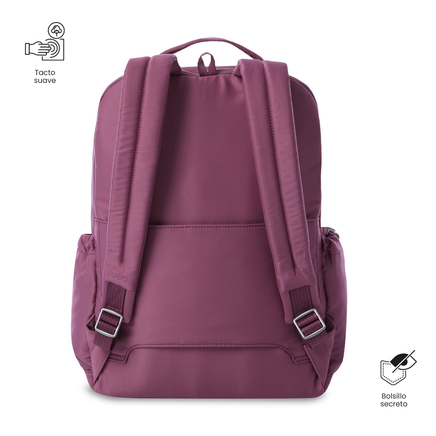 Morral Universitario Porta PC 14" Estambul Rosado Rose Mujer