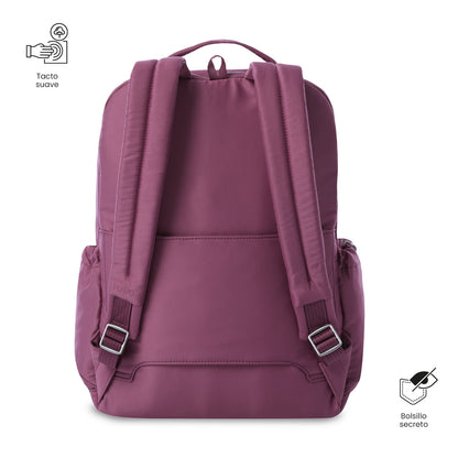 Morral Universitario Porta PC 14" Estambul Rosado Rose Mujer
