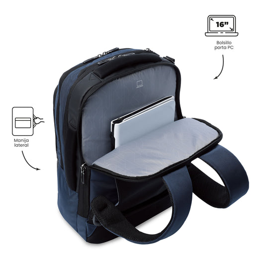 Morral Ejecutivo Porta PC 16" Gtx 2.0 Azul Hombre