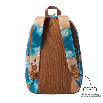 Morral Universitario Porta PC 14" Tocax Verde Hombre