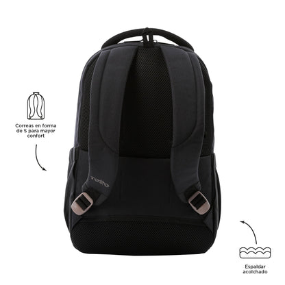 Morral Ejecutivo Porta PC 14" Deleg 2.0 Negro Hombre