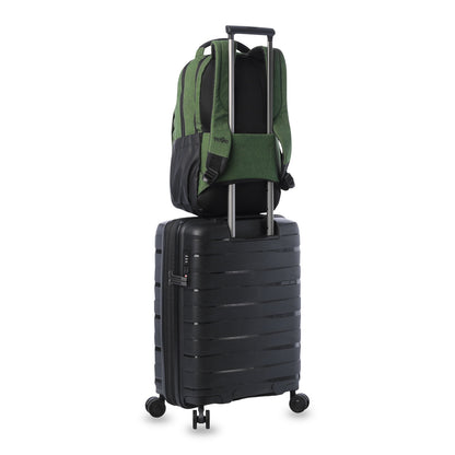 Mochila executiva para laptop de 14", Deleg 2.0, verde, masculina.