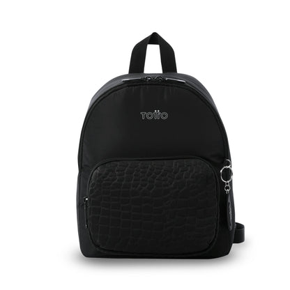 Mochila pequena Baltra para mulheres, preta.