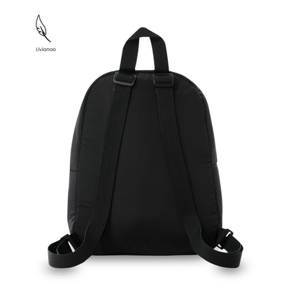 Mochila pequena Baltra para mulheres, preta.