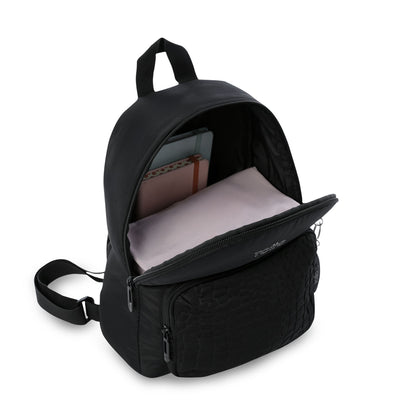 Mochila pequena Baltra para mulheres, preta.