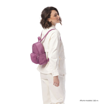 Mochila pequena Baltra para mulheres, rosa claro