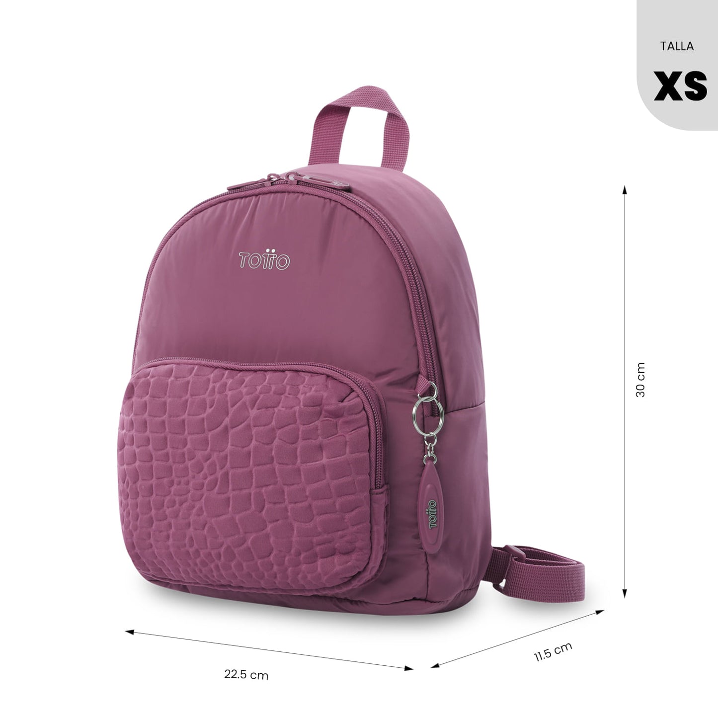 Mochila pequena Baltra para mulheres, rosa claro