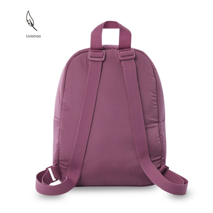Mochila pequena Baltra para mulheres, rosa claro