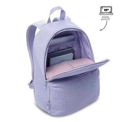 Mochila da Universidade Palencia, Bolsa para Computador de 13", Roxa, Feminina