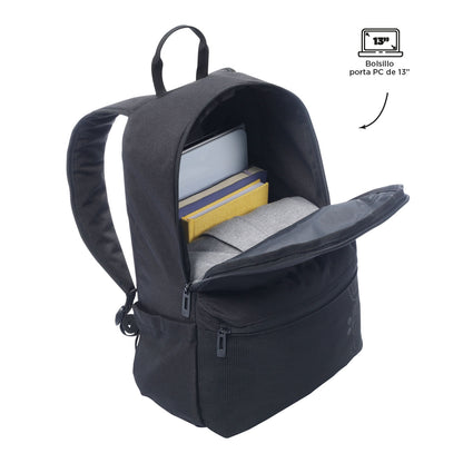 Morral Juvenil Porta PC 13" Dragonar 2.0 Negro