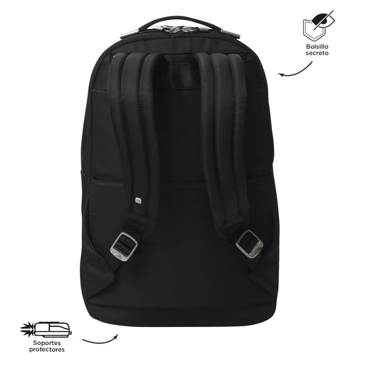 Morral Ejecutivo Porta PC16" Roxanne Negro Mujer