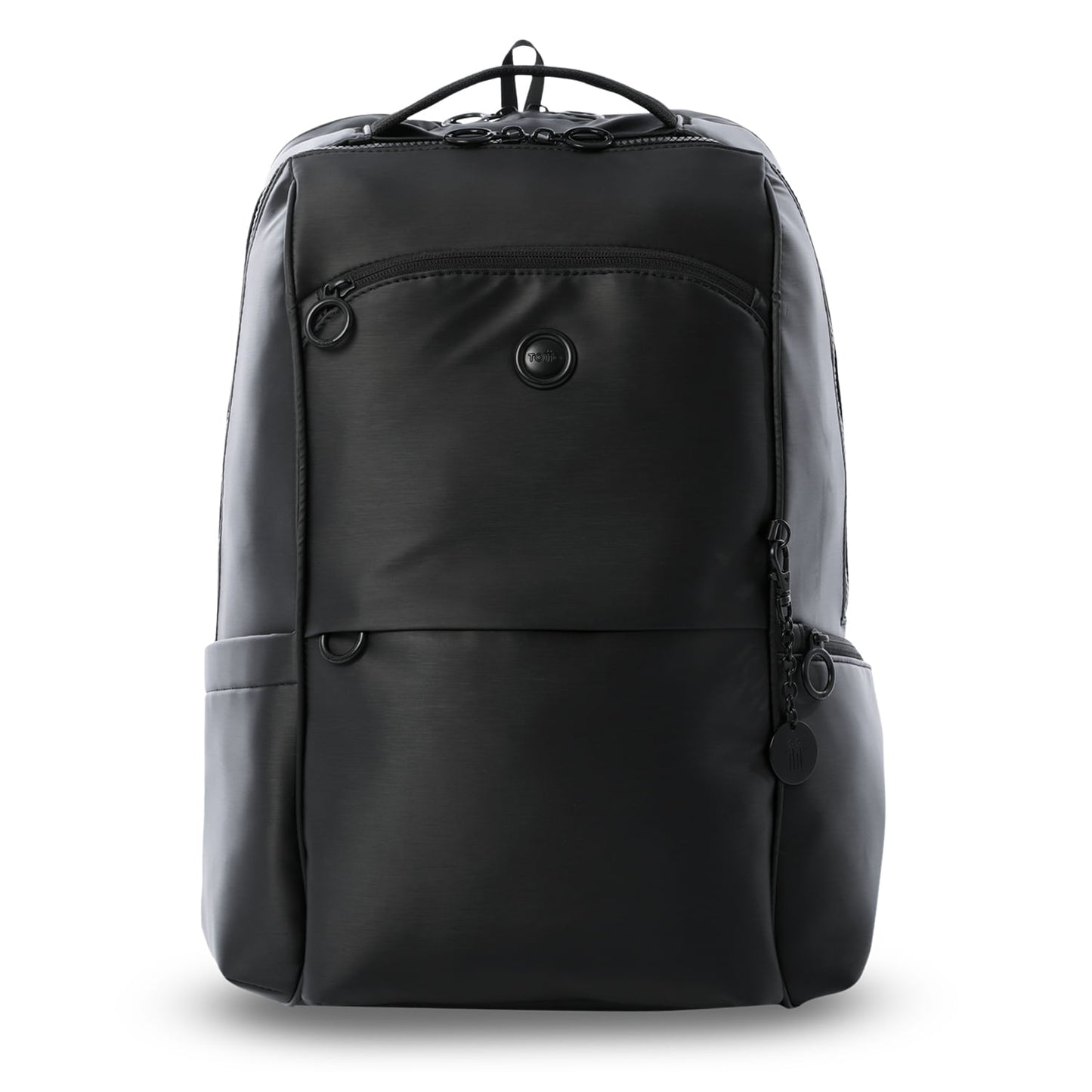 Mochila executiva feminina preta Laila para laptop de 16".