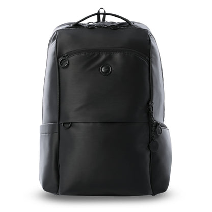 Mochila executiva feminina preta Laila para laptop de 16".