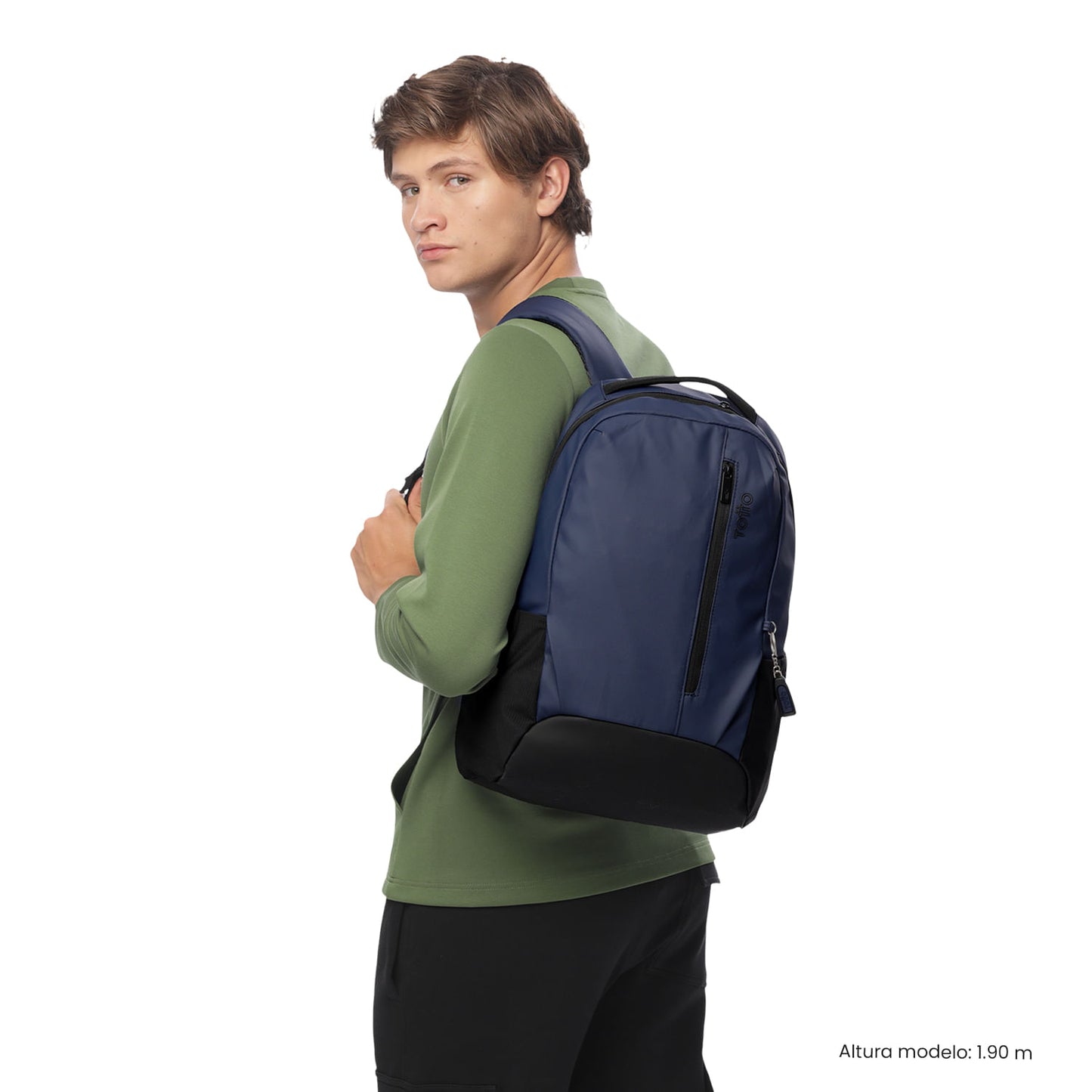 Mochila para laptop Detroit Blue masculina de 16 polegadas