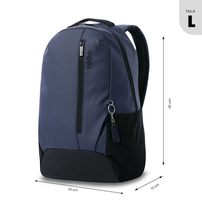 Mochila para laptop Detroit Blue masculina de 16 polegadas