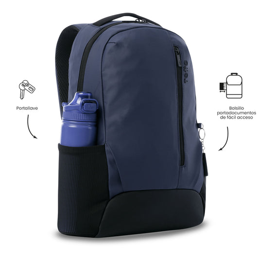 Mochila para laptop Detroit Blue masculina de 16 polegadas