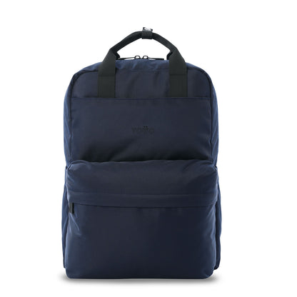 Mochila universitária feminina Joy Blue com compartimento para laptop de 14".