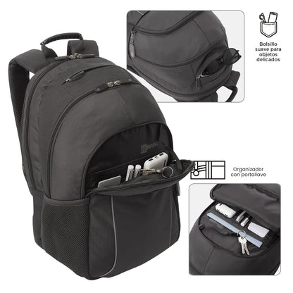 Morral Universitario Porta PC 15.4" Cambri 2.0 Gris Unisex