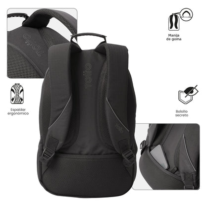 Morral Universitario Porta PC 15.4" Cambri 2.0 Gris Unisex