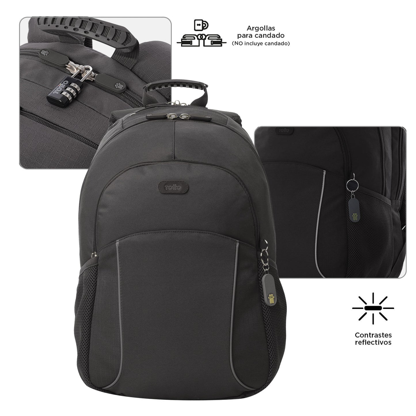 Morral Universitario Porta PC 15.4" Cambri 2.0 Gris Unisex