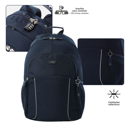 Morral Universitario Porta PC 15.4" Cambri 2.0 Azul Unisex