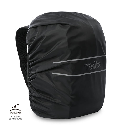 Mochila Universitária com Compartimento para Laptop de 15,4", Preta Spa Unissex