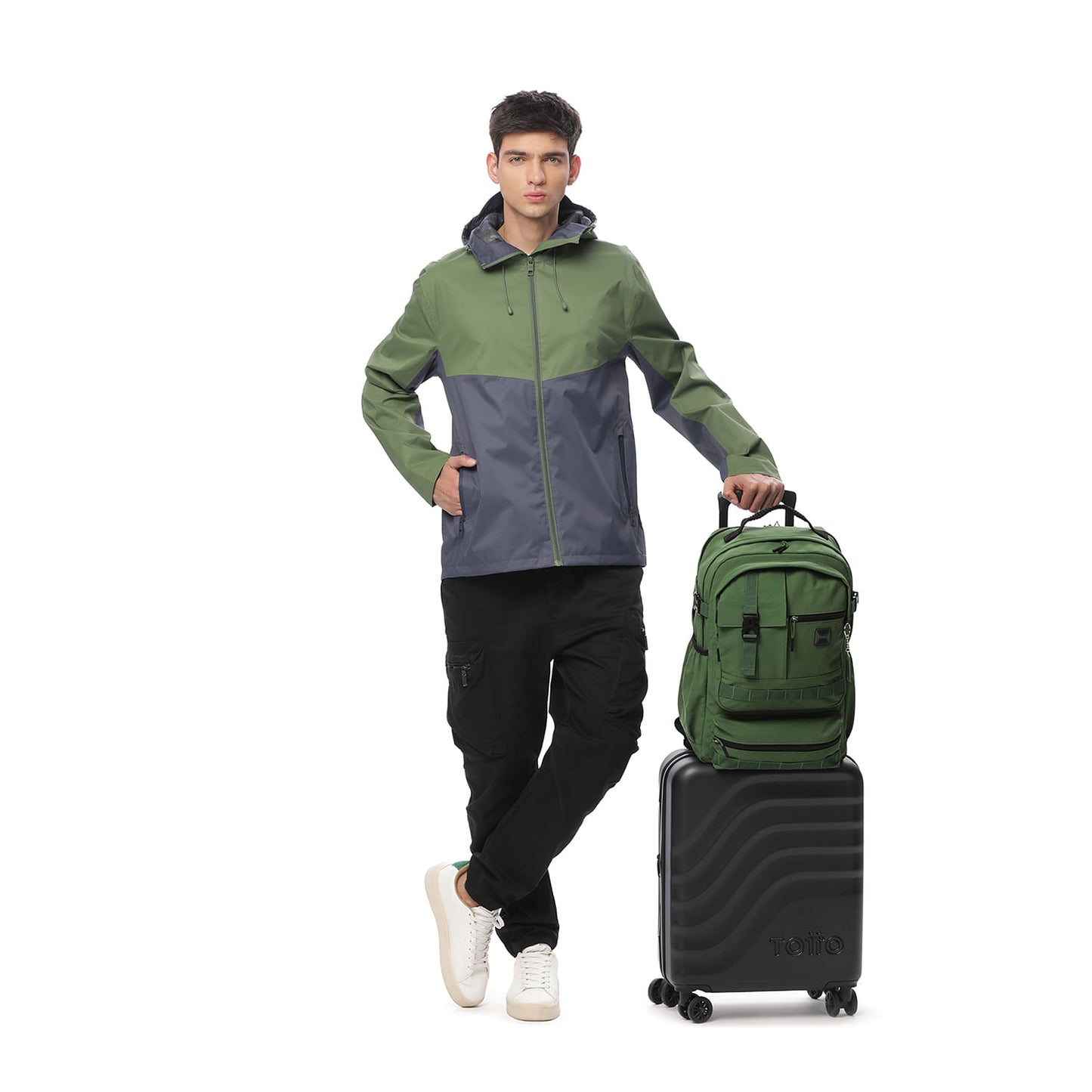 Morral Universitario Porta PC 15.4" Spa Verde Hombre