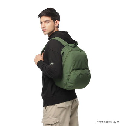 Mochila Universitária Masculina Verde Gammatto