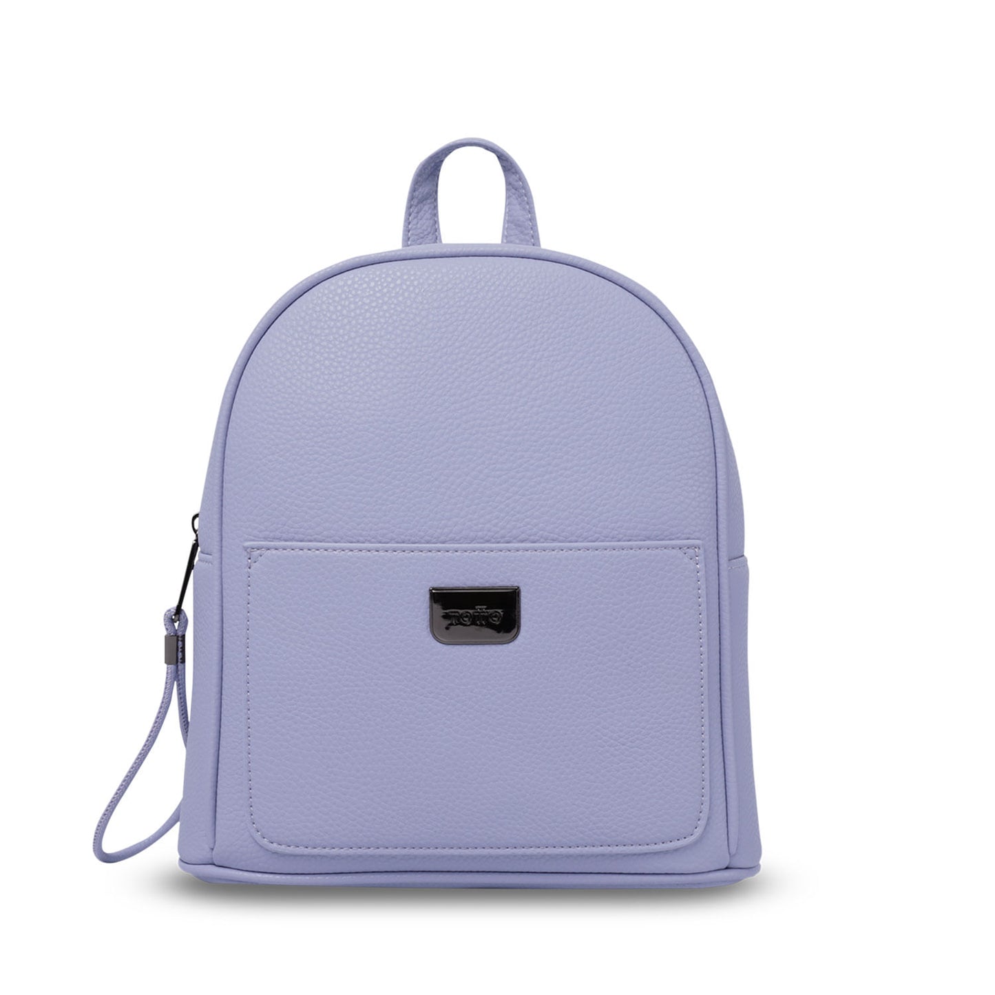 Mochila pequena feminina roxa lisa