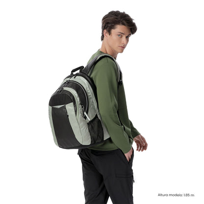 Morral Universitario Teck 3.0 Porta PC 15.4" Beige Hombre