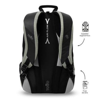 Morral Universitario Teck 3.0 Porta PC 15.4" Beige Hombre